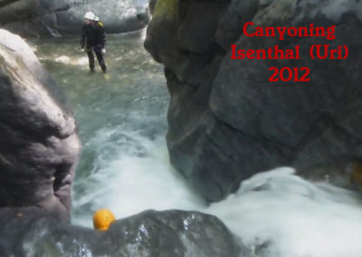 Canyoning Isenthalerbach 2012